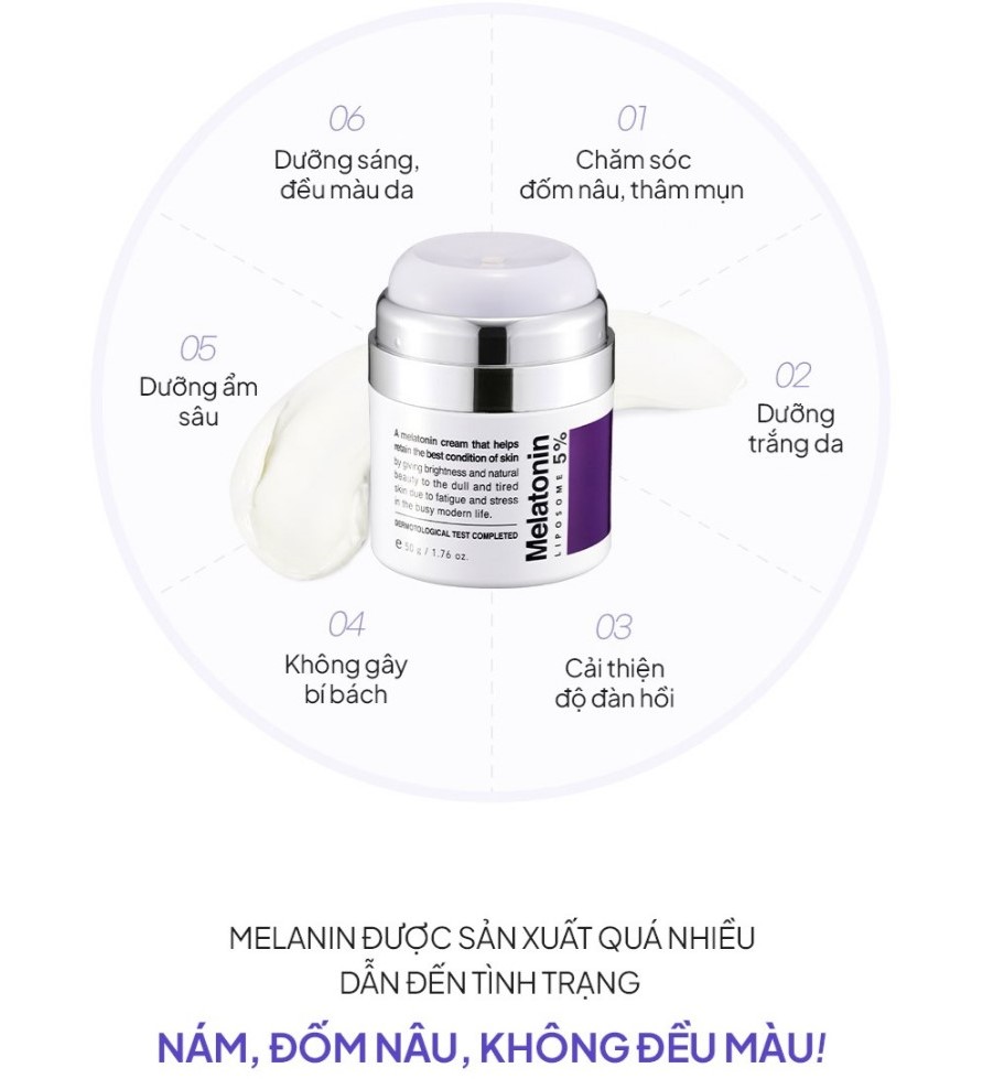 Kem Dưỡng Chống Lão Hóa Chuyên Sâu Maxclinic Time Return Melatonin Cream 50g - Image 1