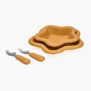 Bộ 3 Dụng Cụ Ăn Dặm Silicone Hình Ngôi Sao Standard145