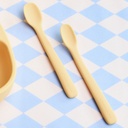 Standard145 Korea 2-Stage Silicone Baby Feeding Spoon Set with Case