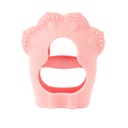 Firgi Korea Platinum Silicone Cat-Shaped Wearable Teether, BPA-Free, with Case