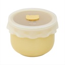 Firgi 韓国 割れにくい 陶磁器製 離乳食保存ジャー シリコン蓋付き 250ml