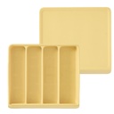 Firgi Korea Platinum Silicone 4-Compartment Baby Food Freezer Tray with Lid